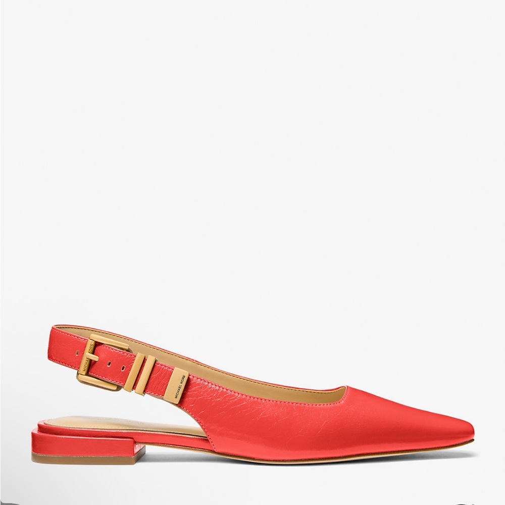 MICHAEL MICHAEL KORS
Darrington Crackled Leather Flat